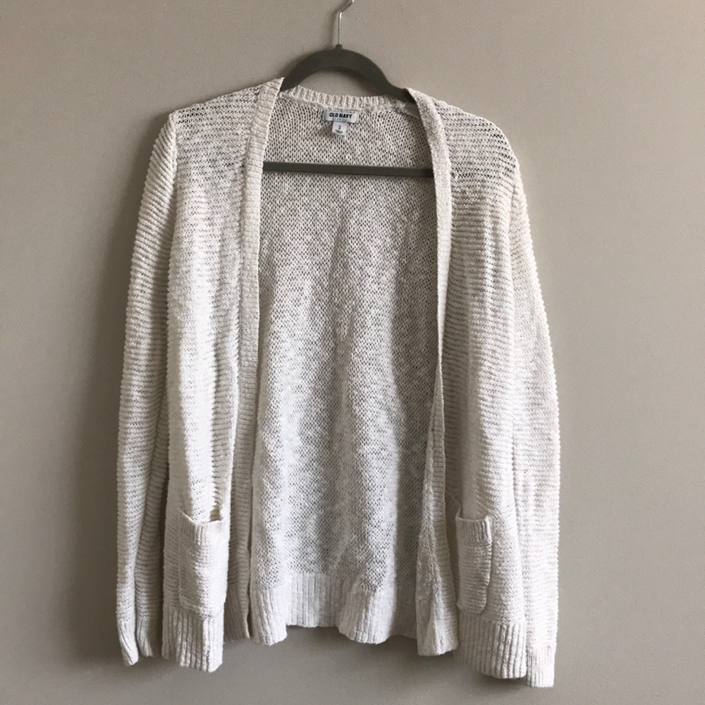 White Old Navy Cardigan